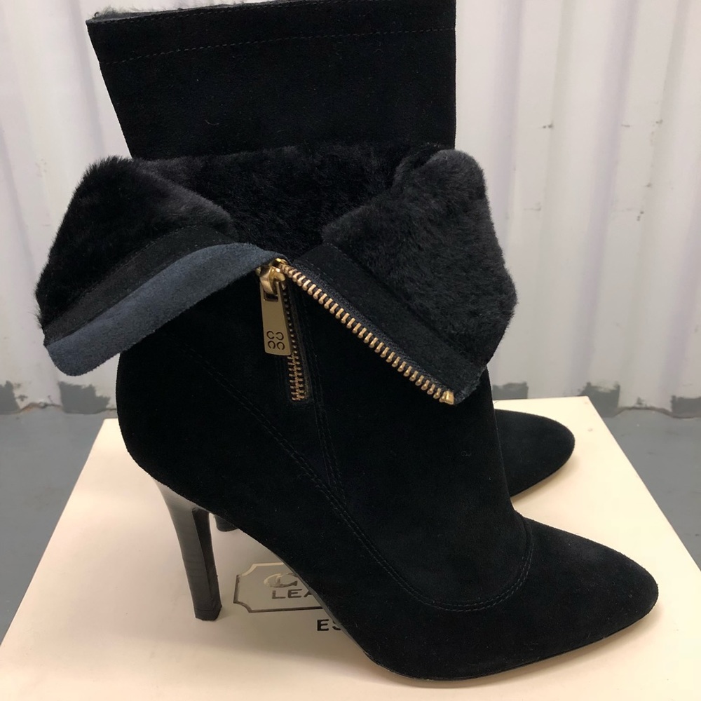 Coach Black Suede Adelina Boot